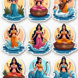Indian Mythology - Sticker Sheet v13